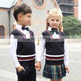 Wholesale Spring Autumn Young Girls and Boys School Uniform thumbnail-2