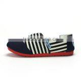 Slip-on no Laces Fashion Stylish Clean Stripe Baby Cloth Casual Shoes for Kids Children Boys Girls or Adults thumbnail-3