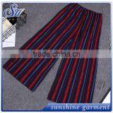 Hot Selling Stripes Prints Leggings Wholesale Cotton Loose Women's Leggings thumbnail-3