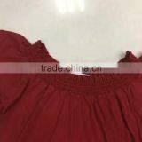 Yiwu Stock Fashion Wine Ladies Tops thumbnail-3