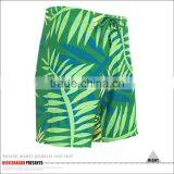2017 New Arrival Swim&beach Wear Leaf Print Custom Mens Surfing Shorts thumbnail-4