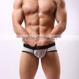 MGOO New Arrival Band Mens Sexy Mesh Brief Short For Gays Transparent Jocks Thongs MB018 thumbnail-2