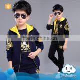 AS-448B Coat+t Shirt+pants Children Clothing Sets Korean Style Sport Wear Boy Clothing Sets