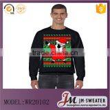 Wholesale Ugly Christmas Hand Knitting Cotton Pullover Sweater Designs thumbnail-1
