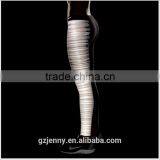 Hot Femmes Fitness High Waist Sports Pantalon Luminous Glowing Black Girls Yoga Pants thumbnail-5