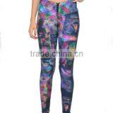 New Arrival Plus Sizes Sublimated Polyster Spandex Legging Customized Design Printed Yoga Pants Wholesale thumbnail-1