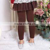 Christmas Girl Leggings Super Soft Cotton Triple Ruffle Stretch Leggings Sweet Girl Pants thumbnail-1