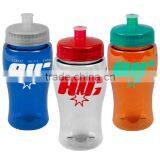 USA Made 18 oz Transparent Sports Bottle With Push And Pull Cap - BPA/BPS-free, FDA Compliant and Comes With Your Logo thumbnail-1