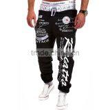 2016 Men Jogger Pants Customized Grey With Drawstring Latest Design thumbnail-6