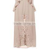 Factory Price Hot Sale Lace Ruffle Pencil Women Skirt Long Maxi thumbnail-6