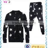 Long Sleeve Custom Design Jogging Suit Brushed Cotton Men Winter Jacket thumbnail-1