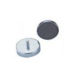 Strong Ferrite Pot Magnet, Ferrite Disc Magnets Bonded soft steel cup with Screw Shank