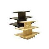 Retail Shop portable 4 Way Wooden, MDF Display Stands units for display clothes and shoes