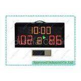 Indoor / Outdoor Handball Scoreboard Display , Viewing Distance 40m