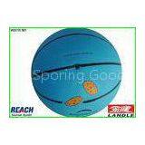 Personalized Standard Size Blue Basketball Training Ball for High School