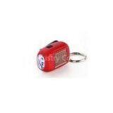 Multifunction Mini Solar Power Cranking Dynamo Flashlight Torch With Slide Switch