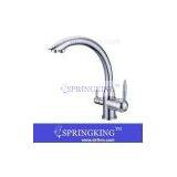 Brass Body 3 Way Water Filter Tri Flow Kitchen Mixer Tap