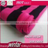 Winfar Textile Printed 30s Viscose (Vortex) Yarn Dyed Rayon Spandex Jersey Knitting Fabric thumbnail-1