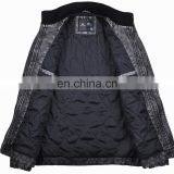 2017 Lastest Fashion Hot Sale Diamond Quilted pu Men Long Jacket thumbnail-2