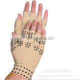 Magnetic Anti-Arthritis Therapy Magic Fingerless Palm Hand Massage Gloves thumbnail-2