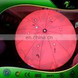 Sphere Red Inflatable Solar Led Lights Ball , Circular LED Light , Hanging Led Lights Balloon thumbnail-4
