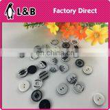 22L 2 Hole Shirt Button Resin Polyester Button
