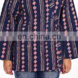 Cotton Quilted Kimono Style Jacket Printed Reversible Jacket thumbnail-3