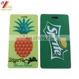 Custom Soft PVC Funny Pineapple Luggage Tag With Colorful Color thumbnail-3