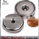 70 LB Holding Power Neodymium Cup Magnet 1.26" Magnetic Round Base thumbnail-5
