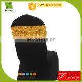 hot sale rosette chair sashes cap  for wedding OEM