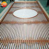 Foshan Manufactroy Modern Appearance and Metal Material Metal Screen Stainless Steel Customized Partition Room Divider thumbnail-4