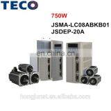 TECO 750W ac Servo Motor + Driver JSMA-LC08ABKB01 + JSDEP-20A