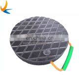 High Density Polyethylene Plastic Outrigger Plate, Crane Jack Plate Uhmwpe Round Crane Foot Pad Uhmw Truck Leg Pads rv Utility thumbnail-6