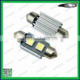 Amber/Yellow 36MM 2W 2SMD Festoon LED DOME MAP PANEL LIGHT BULB TRUNK PLATE INTERIOR