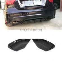 A Class Carbon Fiber Rear Bumper Splitter for Mercedes Benz A180 A200 A250 A45 W176 . 2013-2016 thumbnail-1