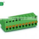 Termin Block 3.50mm PCB Screwless Terminal Block With Plug Double Levels 300V 8A thumbnail-1