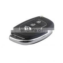 Replacement 3 Buttons Flip Remote Key Shell Case Blank Cover Housing Fit For Hyundai IX35 I20 Tucson Auto Key thumbnail-3