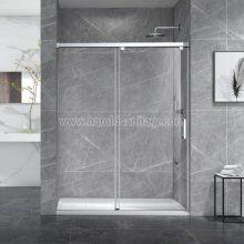 Aluminum Soft-Closing Sliding Glass Shower Enclosure thumbnail-2