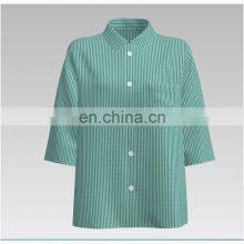 Popular Products Vertical Strip Polyester Cotton Seersucker Fabric TC Seersucker thumbnail-3