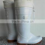 2016 new white special pvc boots food industry