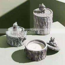 Eco-Friendly Custom Cement Candles Jar Holder Container Home Decoration Luxury Fragrance Scented Soy Wax Candles thumbnail-3