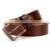 Cow Veg Tan Custom Logo Customised, Wholesale High Quality Vintage Luxury Top Grain Leather Belt thumbnail-3