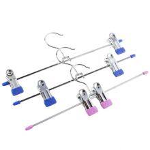 Hot Sale Steel Wire Pants Hanger With Clips thumbnail-2