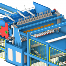 Mechanical Hanging Wire Automatic Net Out and Net Down Mesh Welding Machine for Steel Mesh thumbnail-5
