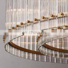 SAN MARCO Large Round Glass Chandelier Nordic Modern Living Room Dining Bedroom Ceiling Indoor Decoration thumbnail-5