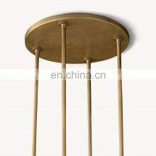 Custom Lamps Decorative Chandeliers Gold Glass Light Pendant RAVELLE 48