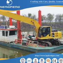 Specialized Excavator Modular Floating Platform Barge for Excavator Transport thumbnail-3
