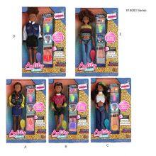 11.5 Inch African American Curly Hair Doll Toys thumbnail-3