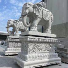Fujian Granite Stone Elephant Stone Elephant Door Stone Elephant Ornaments Custom Processing thumbnail-3