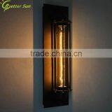 Gunmetal Grand Edison Caged Sconce Wall Lamp Quality Choice thumbnail-1